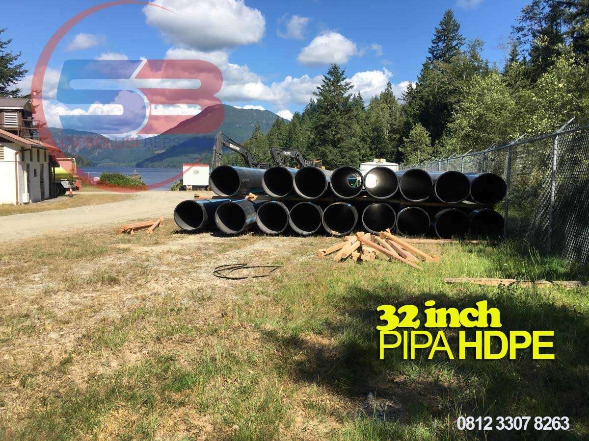 Pipa HDPE OD 800mm (32") PN 16, PN 12½, PN 10, PN 8, PN 6,3 https://www.hargapipaair.com/mesinlashdpe