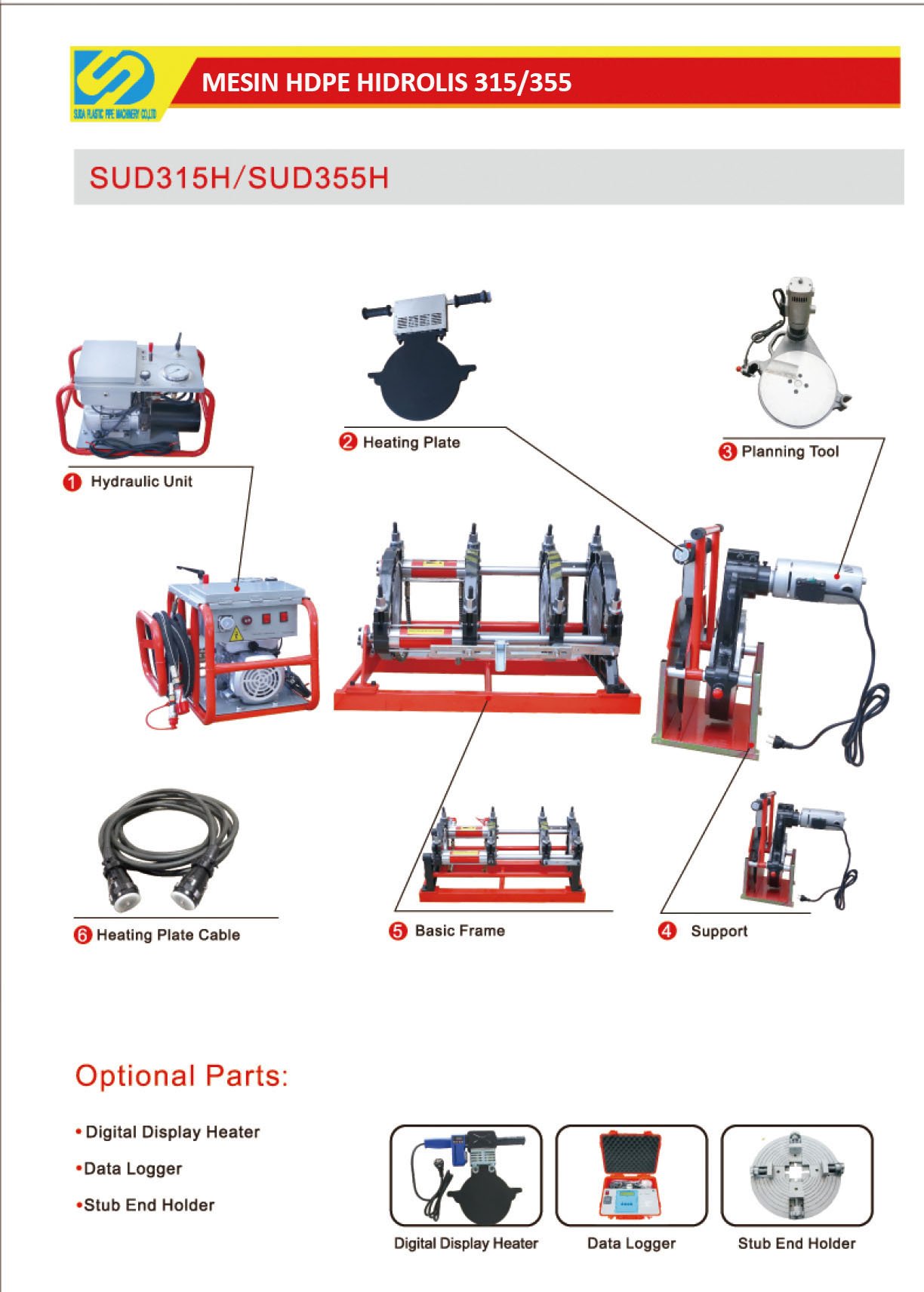 Mesin HDPE Butt Fusion Hidrolis 315/355 https://www.hargapipaair.com/mesinlashdpe